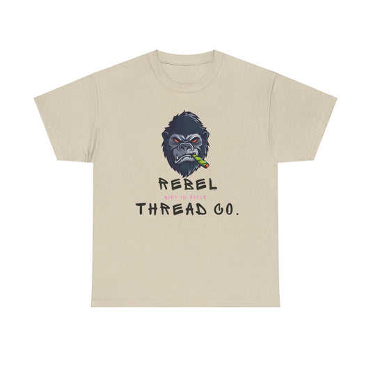 Grey Gorilla T Shirt by Rebel Thread Co. featuring classic fit and ethical US cotton